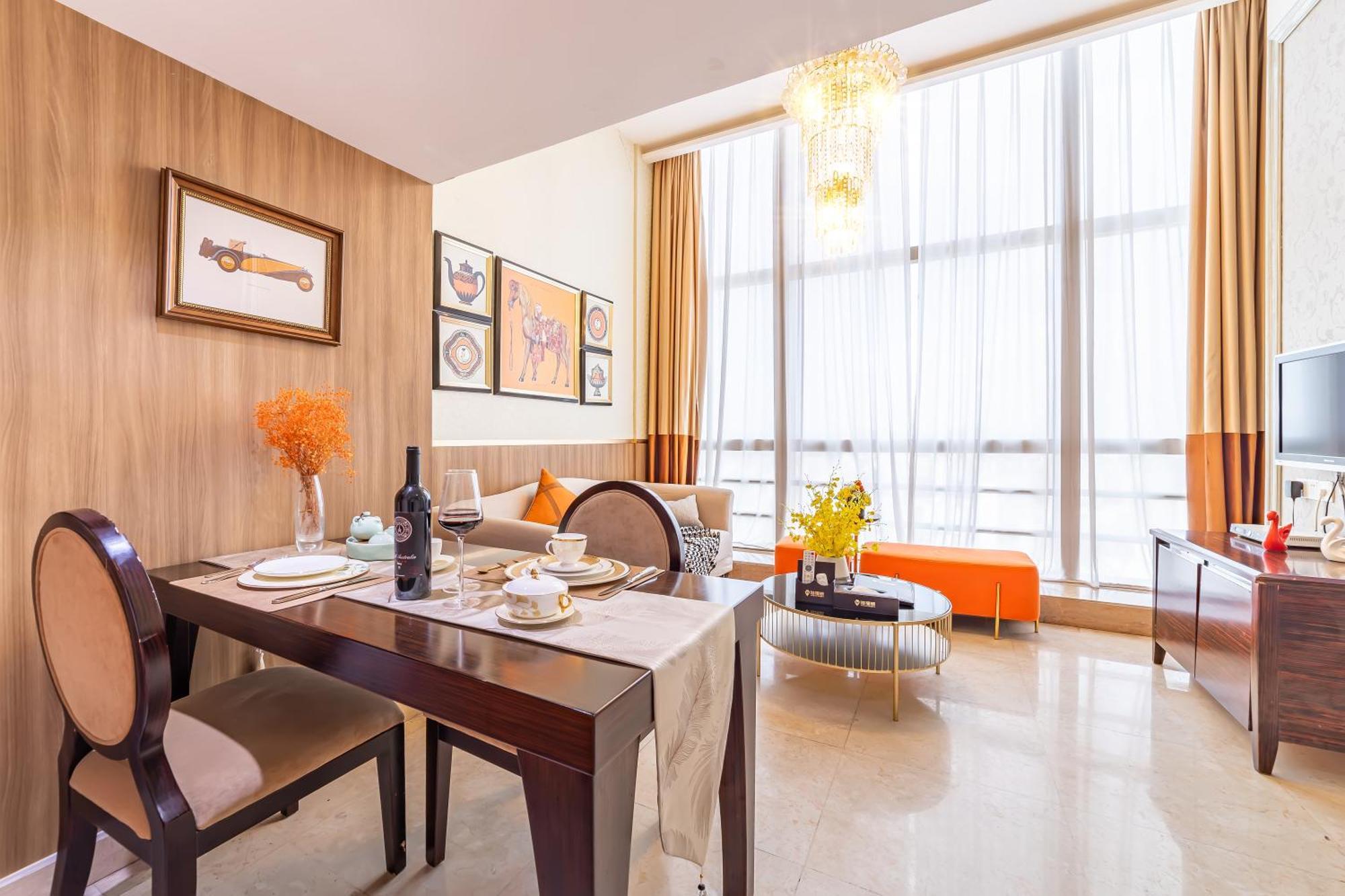 Waifiden Guangzhou Grand View Golden Palace Apartment - Free Shuttle Bus During The Canton Fair Kültér fotó
