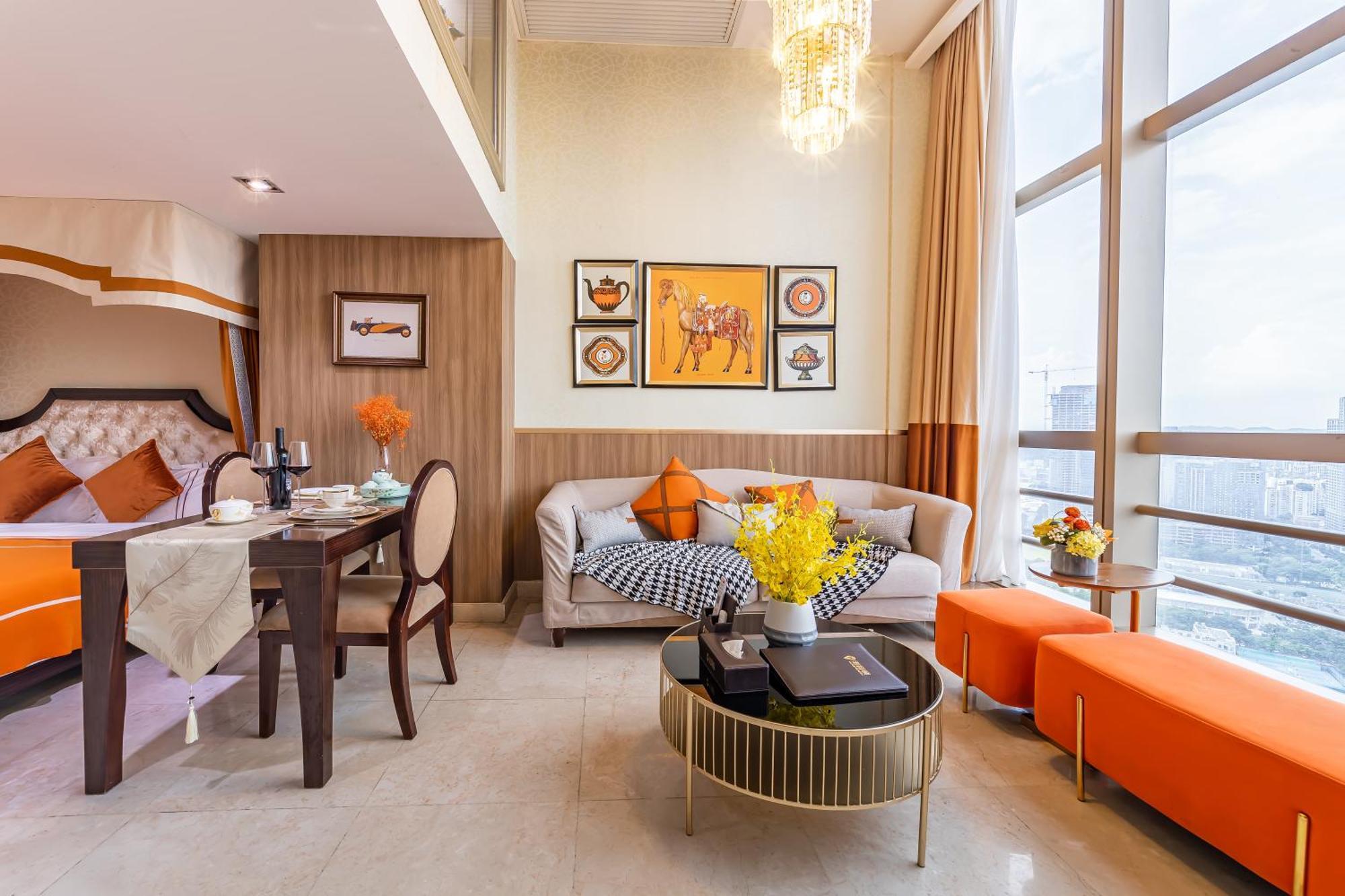 Waifiden Guangzhou Grand View Golden Palace Apartment - Free Shuttle Bus During The Canton Fair Kültér fotó
