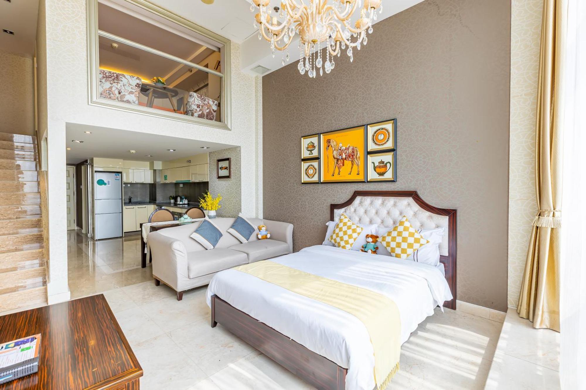 Waifiden Guangzhou Grand View Golden Palace Apartment - Free Shuttle Bus During The Canton Fair Szoba fotó